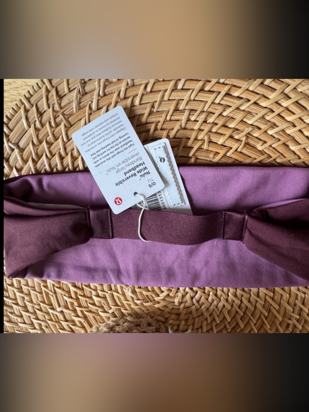 LULULEMON FRINGE FIGHTER REVERSIBLE HEADBAND NWT - Picture 7 of 8